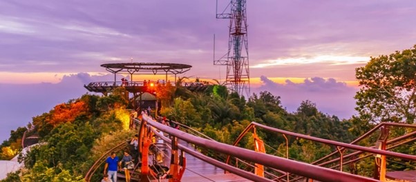 langkawi sunset view location langkawi skycab cable car