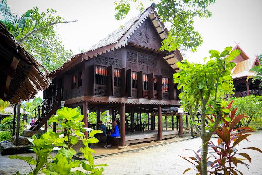 Traditional Malay house at Makam Mahsuri Langkawi